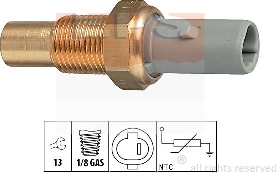 MDR EPS-1830 184 - Датчик, температура охолоджуючої рідини autozip.com.ua