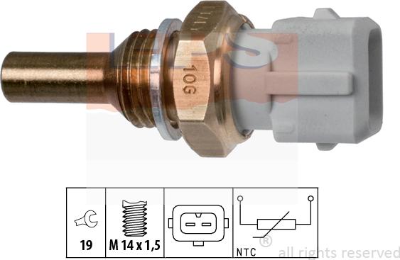 MDR EPS-1830 126 - Датчик, температура охолоджуючої рідини autozip.com.ua