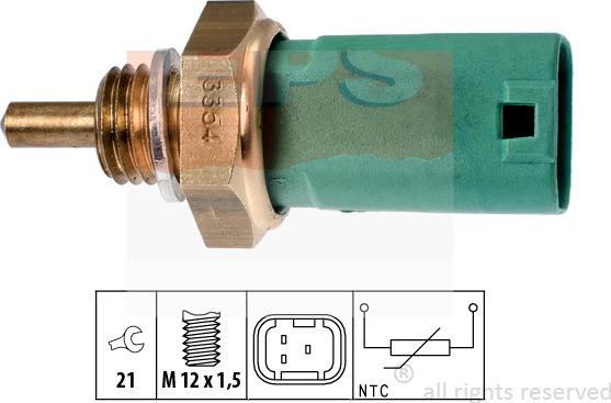 MDR EPS-1830 354 - Датчик, температура охолоджуючої рідини autozip.com.ua