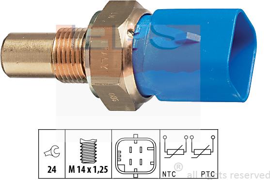 MDR EPS-1830 320 - Датчик, температура охолоджуючої рідини autozip.com.ua