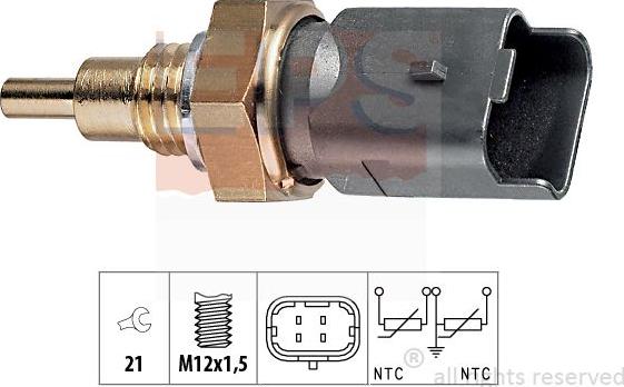 MDR EPS-1830 286 - Датчик, температура охолоджуючої рідини autozip.com.ua