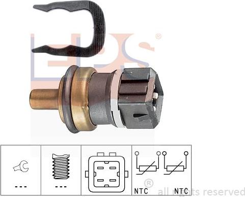 MDR EPS-1830 232 - Датчик, температура охолоджуючої рідини autozip.com.ua