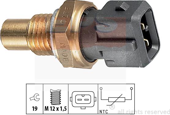 MDR EPS-1830 270 - Датчик, температура охолоджуючої рідини autozip.com.ua