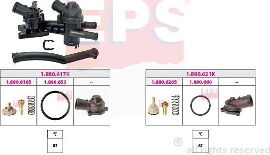 MDR EPS-1879 955KK - Термостат, охолоджуюча рідина autozip.com.ua