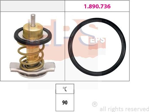 MDR EPS-1879 973 - Термостат, охолоджуюча рідина autozip.com.ua