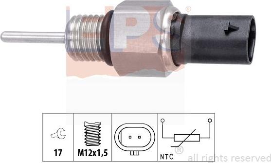 MDR EPS-1220 259 - Датчик, температура вихлопних газів autozip.com.ua