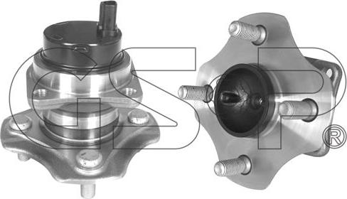 MDR GSP-9400062 - Комплект підшипника маточини колеса autozip.com.ua