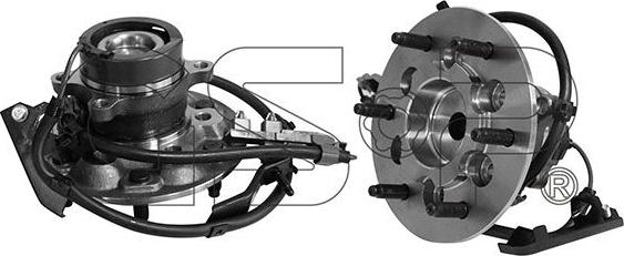 MDR GSP-9400300 - Комплект підшипника маточини колеса autozip.com.ua