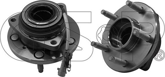 MDR GSP-9333133 - Комплект підшипника маточини колеса autozip.com.ua