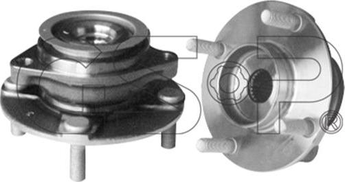 MDR GSP-9329010 - Комплект підшипника маточини колеса autozip.com.ua