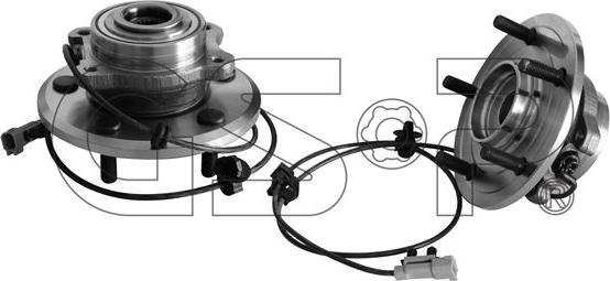 MDR GSP-9326061 - Комплект підшипника маточини колеса autozip.com.ua