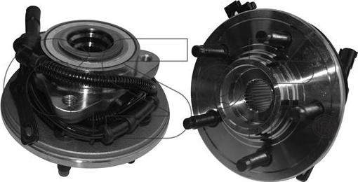 MDR GSP-9327037 - Комплект підшипника маточини колеса autozip.com.ua