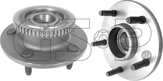 MDR GSP-9242003 - Комплект підшипника маточини колеса autozip.com.ua