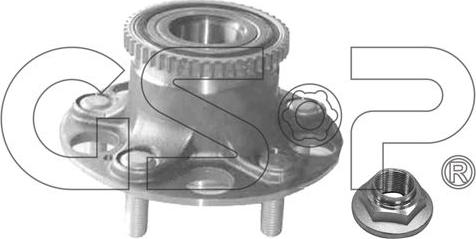 MDR GSP-9234005K - Комплект підшипника маточини колеса autozip.com.ua