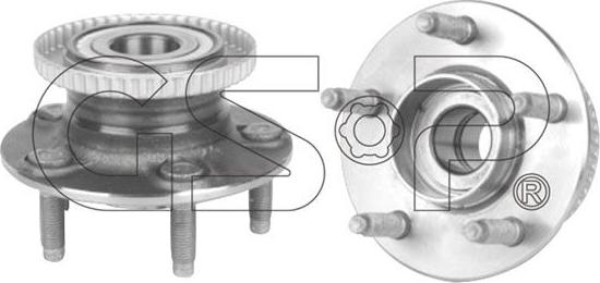 MDR GSP-9231002 - Комплект підшипника маточини колеса autozip.com.ua