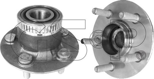 MDR GSP-9228047 - Комплект підшипника маточини колеса autozip.com.ua