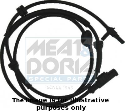 Meat & Doria 90022E - Датчик ABS, частота обертання колеса autozip.com.ua