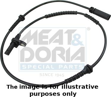 Meat & Doria 90865E - Датчик ABS, частота обертання колеса autozip.com.ua