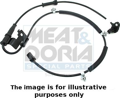 Meat & Doria 90835E - Датчик ABS, частота обертання колеса autozip.com.ua