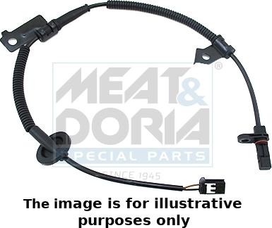 Meat & Doria 90824E - Датчик ABS, частота обертання колеса autozip.com.ua