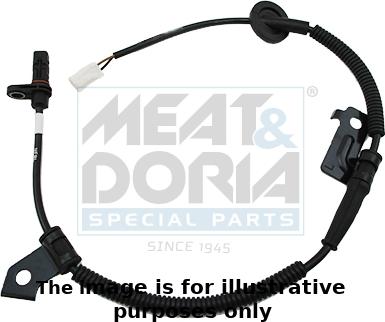 Meat & Doria 90823E - Датчик ABS, частота обертання колеса autozip.com.ua