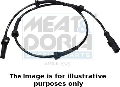 Meat & Doria 90329E - Датчик ABS, частота обертання колеса autozip.com.ua