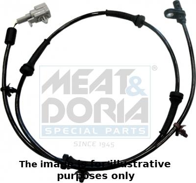 Meat & Doria 90243E - Датчик ABS, частота обертання колеса autozip.com.ua