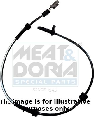 Meat & Doria 90242E - Датчик ABS, частота обертання колеса autozip.com.ua