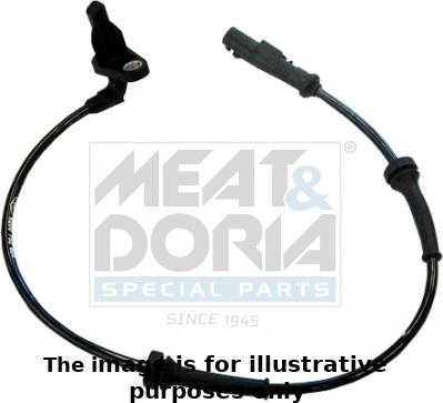 Meat & Doria 90247E - Датчик ABS, частота обертання колеса autozip.com.ua