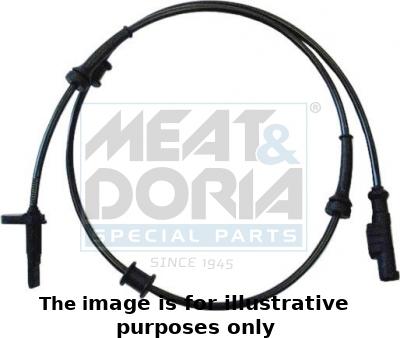 Meat & Doria 90272E - Датчик ABS, частота обертання колеса autozip.com.ua