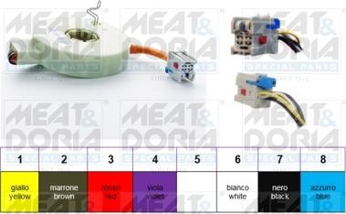 Meat & Doria 93056 - Датчик кута повороту руля autozip.com.ua