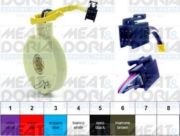 Meat & Doria 93051 - Датчик кута повороту руля autozip.com.ua