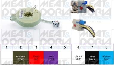 Meat & Doria 93066 - Датчик кута повороту руля autozip.com.ua