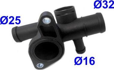 Meat & Doria 93124 - Фланець охолоджуючої рідини autozip.com.ua