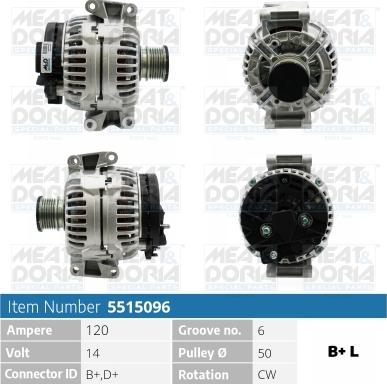 Meat & Doria 5515096 - Генератор autozip.com.ua