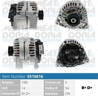 Meat & Doria 5510616 - Генератор autozip.com.ua