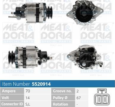 Meat & Doria 5520914 - Генератор autozip.com.ua