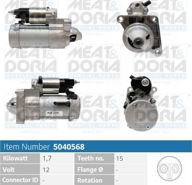 Meat & Doria 5040568 - Стартер autozip.com.ua