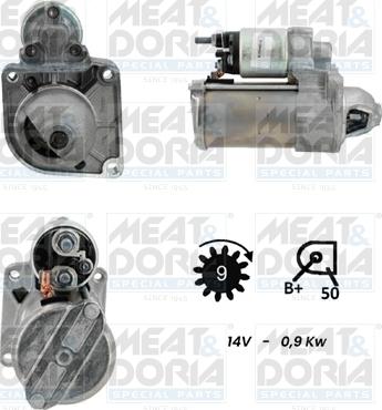 Meat & Doria 5010359G - Стартер autozip.com.ua