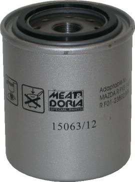 Meat & Doria 15063/12 - Масляний фільтр autozip.com.ua