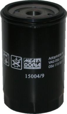 Meat & Doria 15004/9 - Масляний фільтр autozip.com.ua