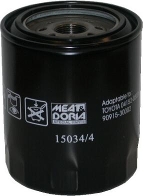 Meat & Doria 15034/4 - Масляний фільтр autozip.com.ua