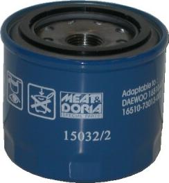 Meat & Doria 15032/2 - Масляний фільтр autozip.com.ua