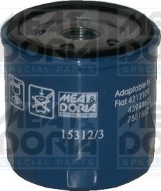 Meat & Doria 15312 - Масляний фільтр autozip.com.ua