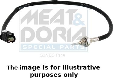 Meat & Doria 12444E - Датчик, температура вихлопних газів autozip.com.ua
