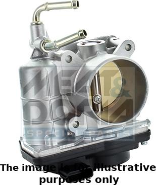 Meat & Doria 89326R - Патрубок дросельної заслінки autozip.com.ua