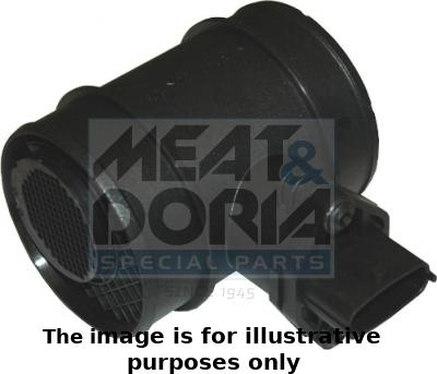 Meat & Doria 86161E - Датчик потоку, маси повітря autozip.com.ua