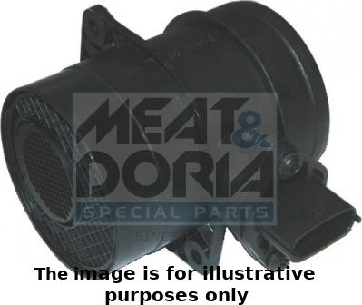 Meat & Doria 86185E - Датчик потоку, маси повітря autozip.com.ua