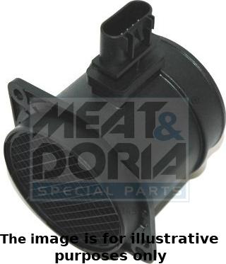 Meat & Doria 86343 - Датчик потоку, маси повітря autozip.com.ua