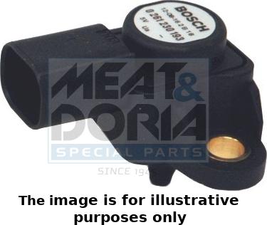 Meat & Doria 82310E - Датчик, тиск наддуву autozip.com.ua